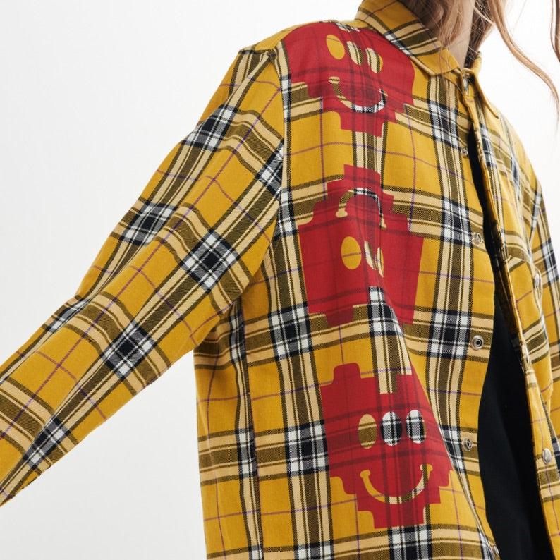 Multi Heart - Flannel Shirt