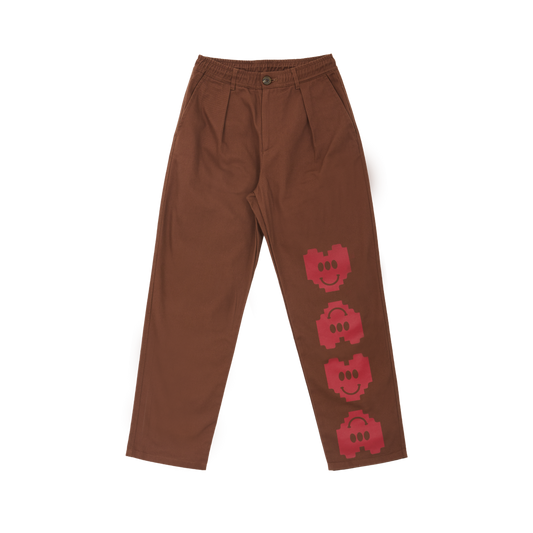 Multi Heart - Brown Pant