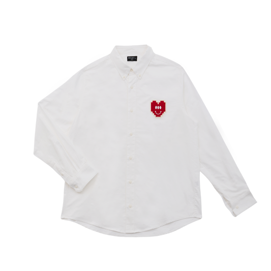 Red Heart - White Shirt